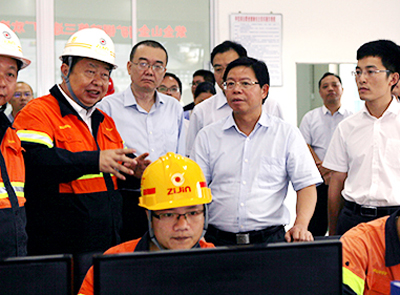 龙岩市代市长林国耀到星空体育综合登录入口（中国）官方网站
检查重点建设项目