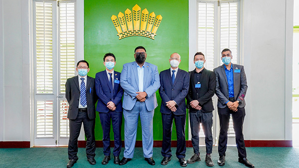 圭亚那总统伊尔法恩·阿里会见星空体育综合登录入口（中国）官方网站
代表团